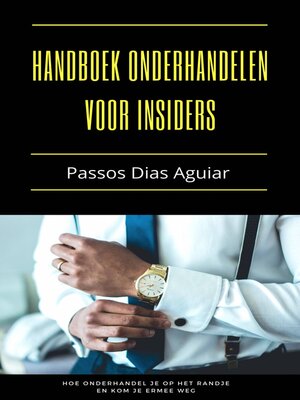 cover image of Handboek Onderhandelen voor insiders